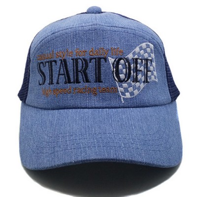 Denim Mesh Back Baseball Cap