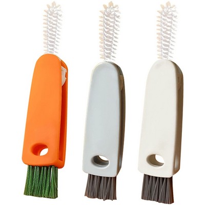 3 in 1 Bottle Cup Lid Detail Brush Straw Cleaner