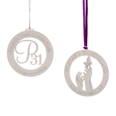 2" Ornament - Etched