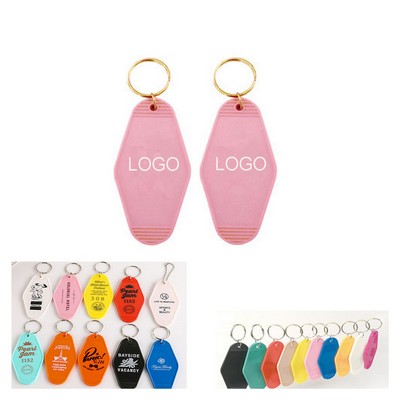 Plastic Vintage Hotel Key Tags