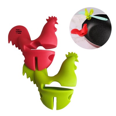 Rooster Shape Silicone Anti-Spill Pot Side Clip