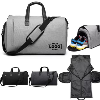 Men and Women's Travel Bag: Foldable Duffle for Gym and Yoga, Great as Overnight Carry-On Luggage
