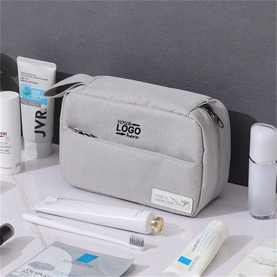Wabi-sabi Style Three-section Toiletry Organizer Bag