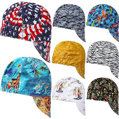 Unisex Flame Resistant Cotton Welding Cap w/Elastic Ring 22"-24"