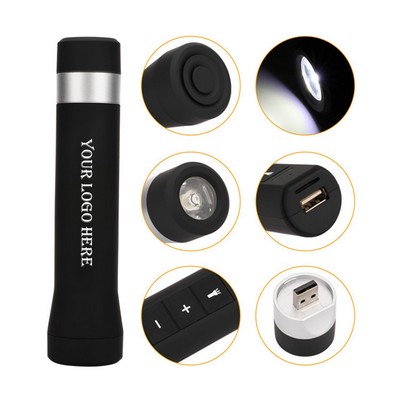 Led Flashlight Portable Speaker