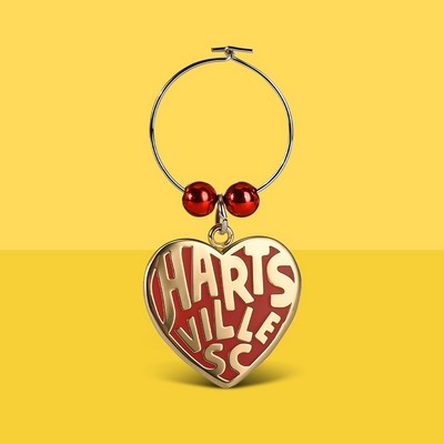 Hard Enamel Wine Charm 1"