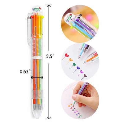6 in 1 Multicolor Ballpoint Pen