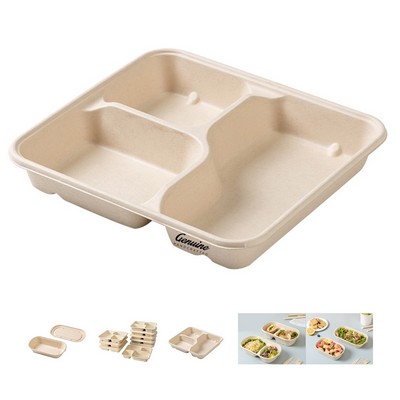 Eco-Friendly Paper Fiber Takeout Container
