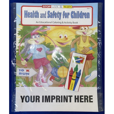 Health & Safety For Children Coloring Book Fun Pack