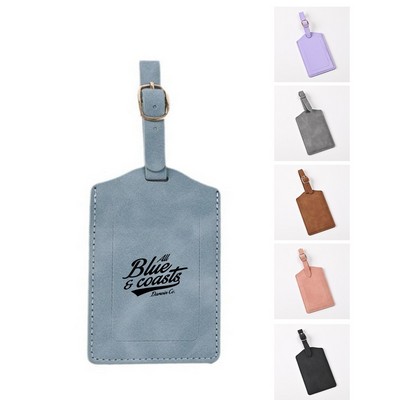 PU Leather Luggage Tag