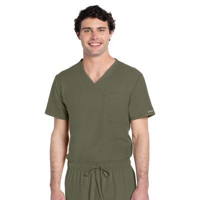 Unisex 1-Pocket V-Neck Top
