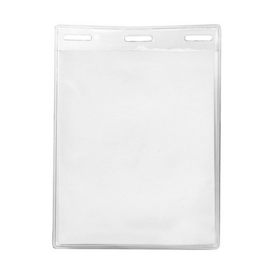 3 5/16" x 4 1/4" Blank Vertical Vinyl Pouch
