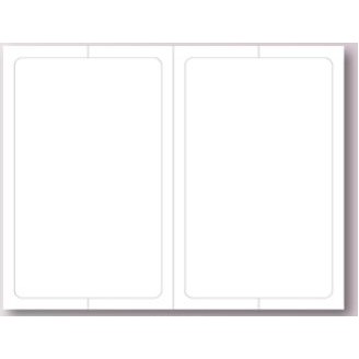 Blank Kleer-Bak™ LASER-FORMS™ (2 Up-5½"x8½")