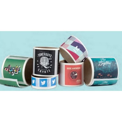 70 Lb. Full Color Gloss Paper Roll Label (2"x2")