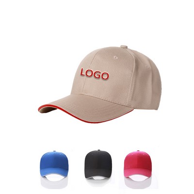 6 Panel Structured Cotton Cap
