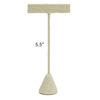 Beige Linen Earring Tree (Medium)