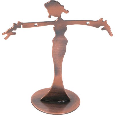 Copper/Metal Small Lady Earring Display