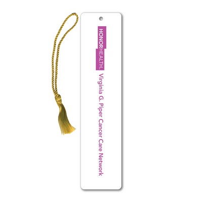 Flexible PVC Bookmark with Tassel