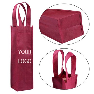 Single Bottle Wine Tote Bag