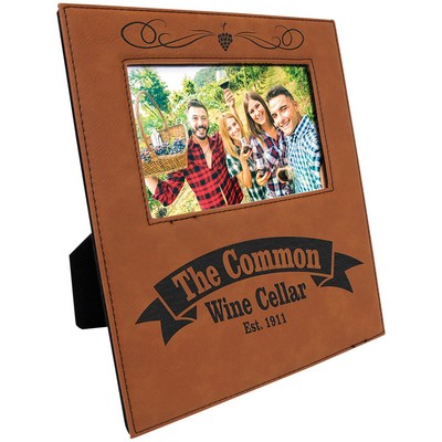 Rawhide Leatherette 4" x 6" Photo Frame