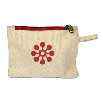 Qtees Card Pouch With Colored Zipper