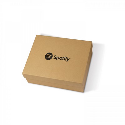 2-Piece Eco Gift Box With Recycled Crinkle Paper