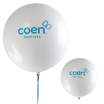 36" Chrome Latex Balloon (1 Color Imprint)