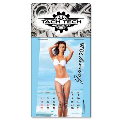 Adhesive Peel-N-Stick® Calendar Swimsuit Pad