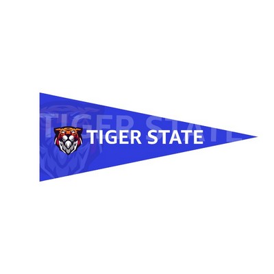 8" x 18" Full Color Felt Pennant