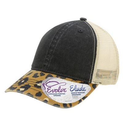 Infinity Her Animal Print Mesh Back Cap (Embroidery)