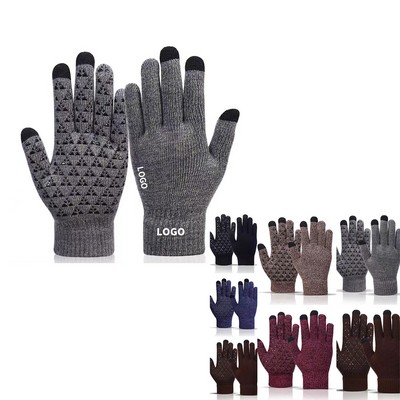 Winter Knitted Touchscreen Gloves