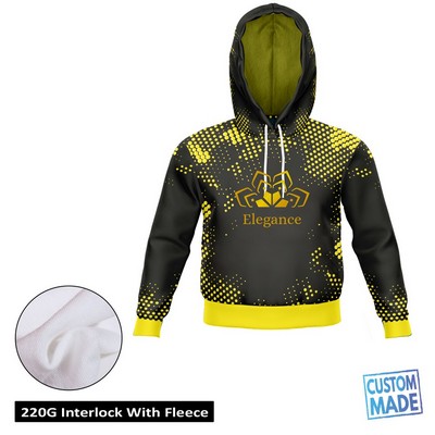 Unisex and Kids' Full Sublimation 220G Ultra Light Cropped Hoodie