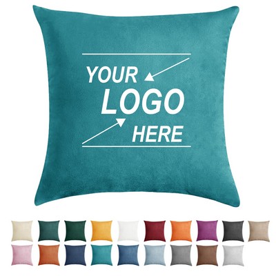 Luxurious Soft Velvet Decorative Pillow Cover No Insert Solid Colors