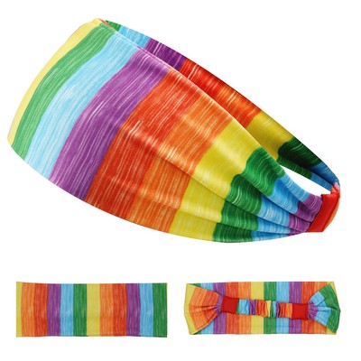 Pride Rainbow Sports Bandanas Headbands Moq 50pcs