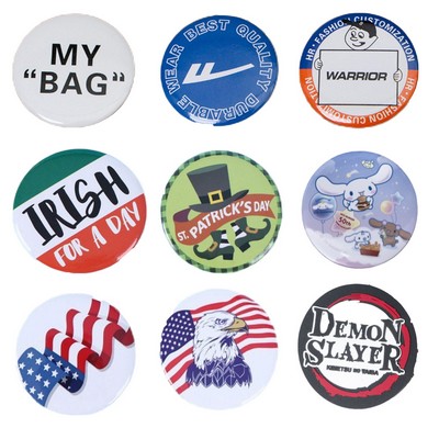 Round Pin Badges