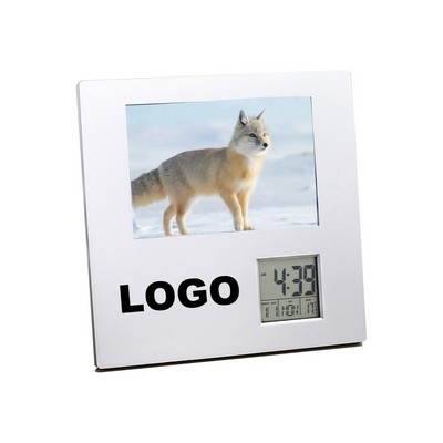 Photo Frame w/2 Way Clock