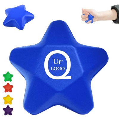 3.07 Inch Five-Pointed Star Stress Ball