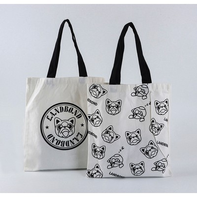 12oz Cotton Canvs Tote bag - 2 Sided Bleed Logo