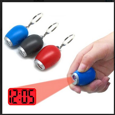 Mini Flashlight Projection Clock
