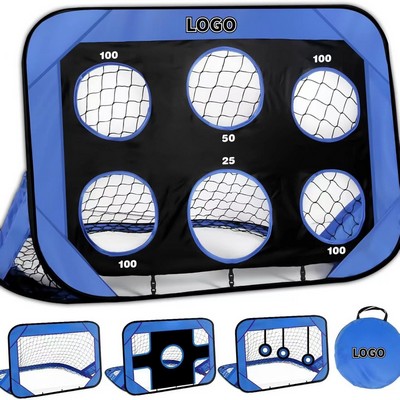 Kids Soccer Goal 4-in-1 Portable Detachable