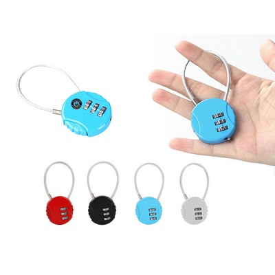 Wire Rope Combination Lock