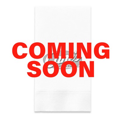 3 Ply White Dinner Napkin - 1/8 Fold, Digital, FSC Certified