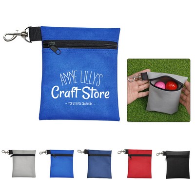 Ripstop Zipper Pouch with Hook