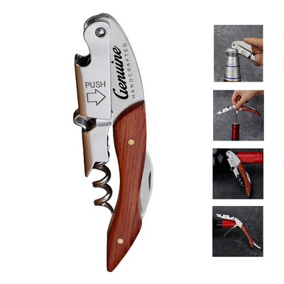 Wine Opener with Wood Handle