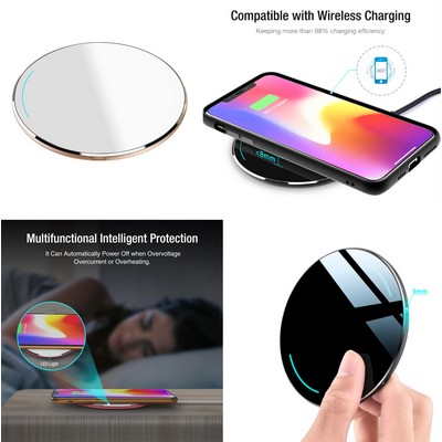 Promotek iBank® Wireless Charger, 10W Charging Pad designed for iPhone and Galaxy Phones