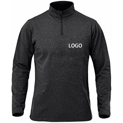 Half-Zip Fitness Stand-Up Collar Sweatshirt