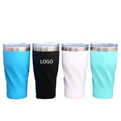 Vertical Thread Vacuum Insulated Tumbler