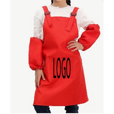 Kids Apron Chef Hat Set