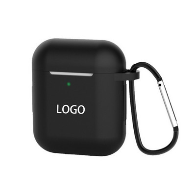 Silicone Airpods Case Cover W/ Carabiner