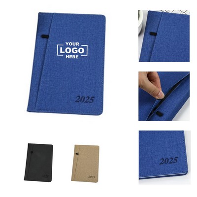 Customizable Business Notebook Incorporating a Calendar